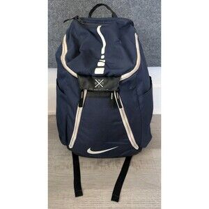 Nike Hoops Elite Quad Zip System Basketball Backpack Large Bag Navy Blue